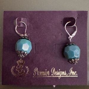 Premier Designs Turquoise Drop Earrings